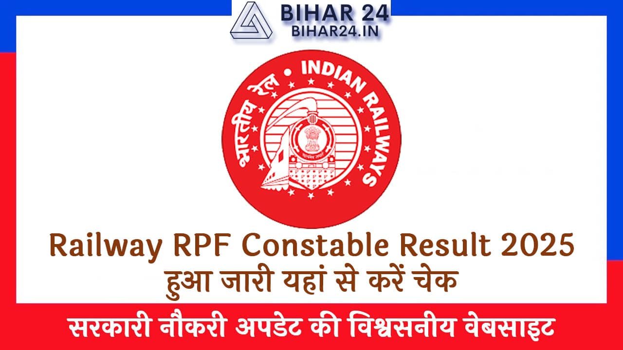 Railway RPF Constable Result 2025