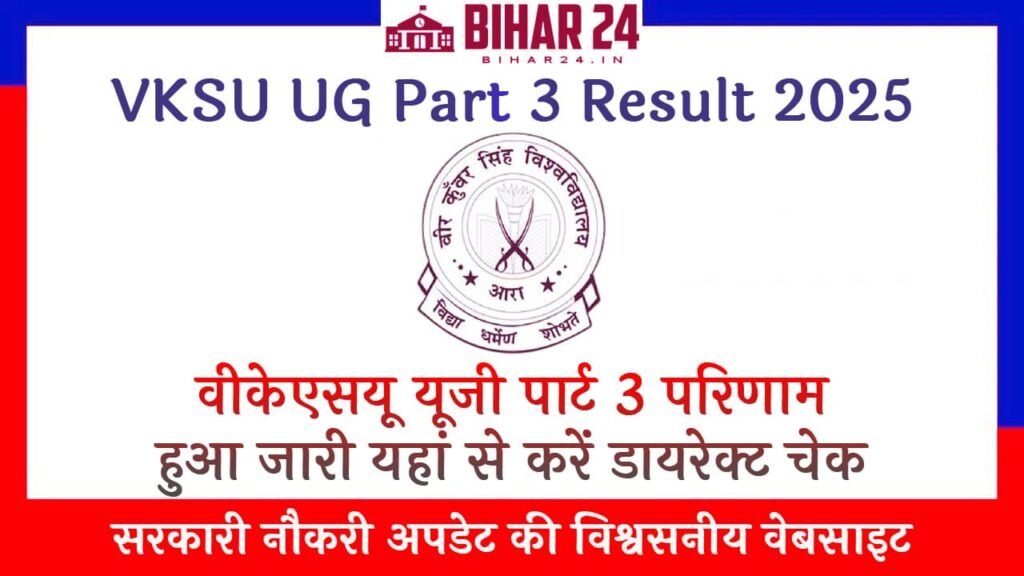 VKSU UG Part 3 Result 2025
